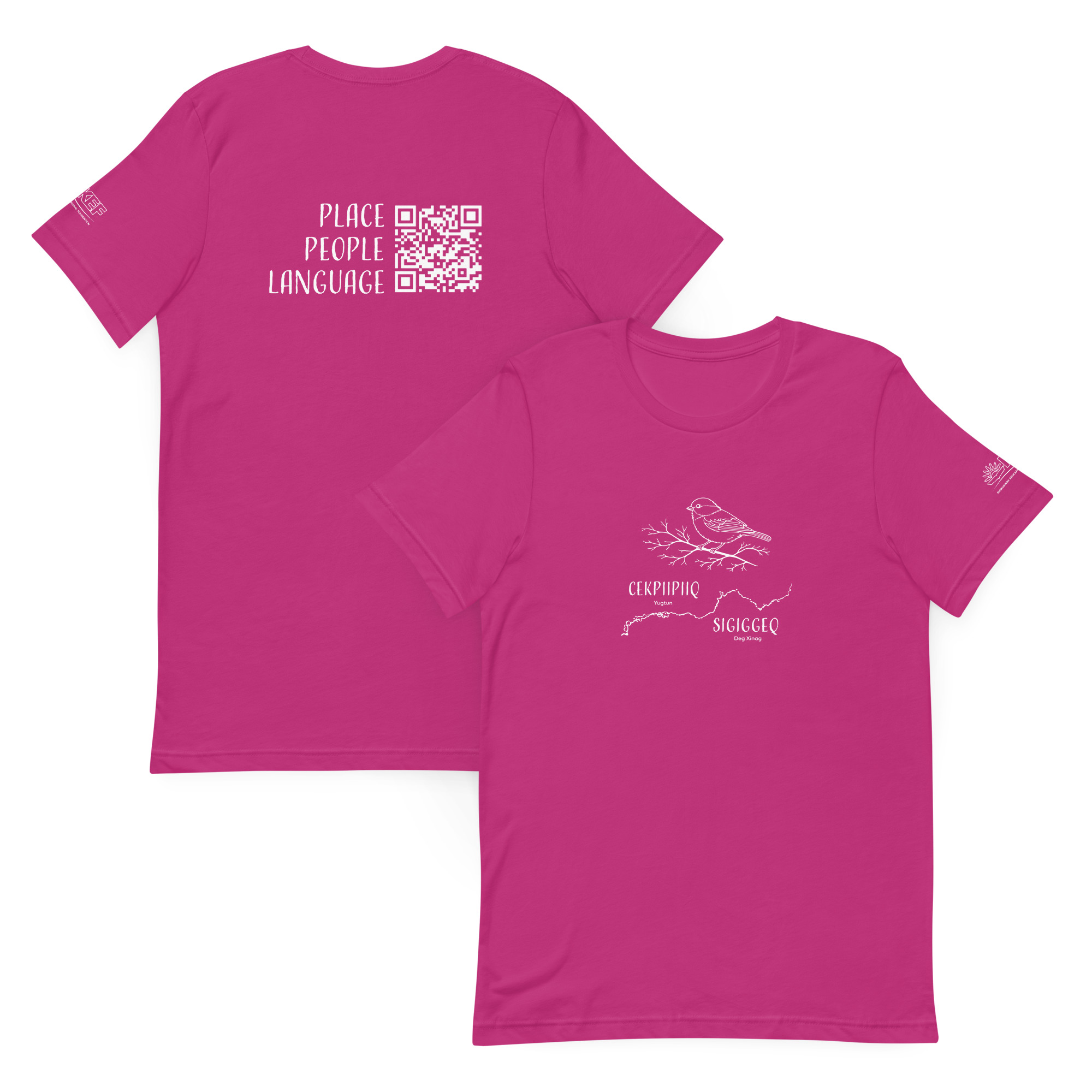 Middle Kuskokwim Languages Adult Tee – Chickadee/Cekpiipiiq/Sigiggeq - Image 7