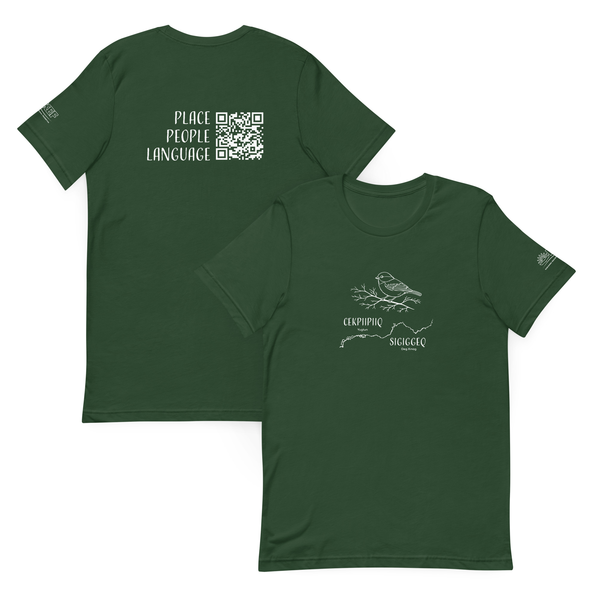 Middle Kuskokwim Languages Adult Tee – Chickadee/Cekpiipiiq/Sigiggeq - Image 5