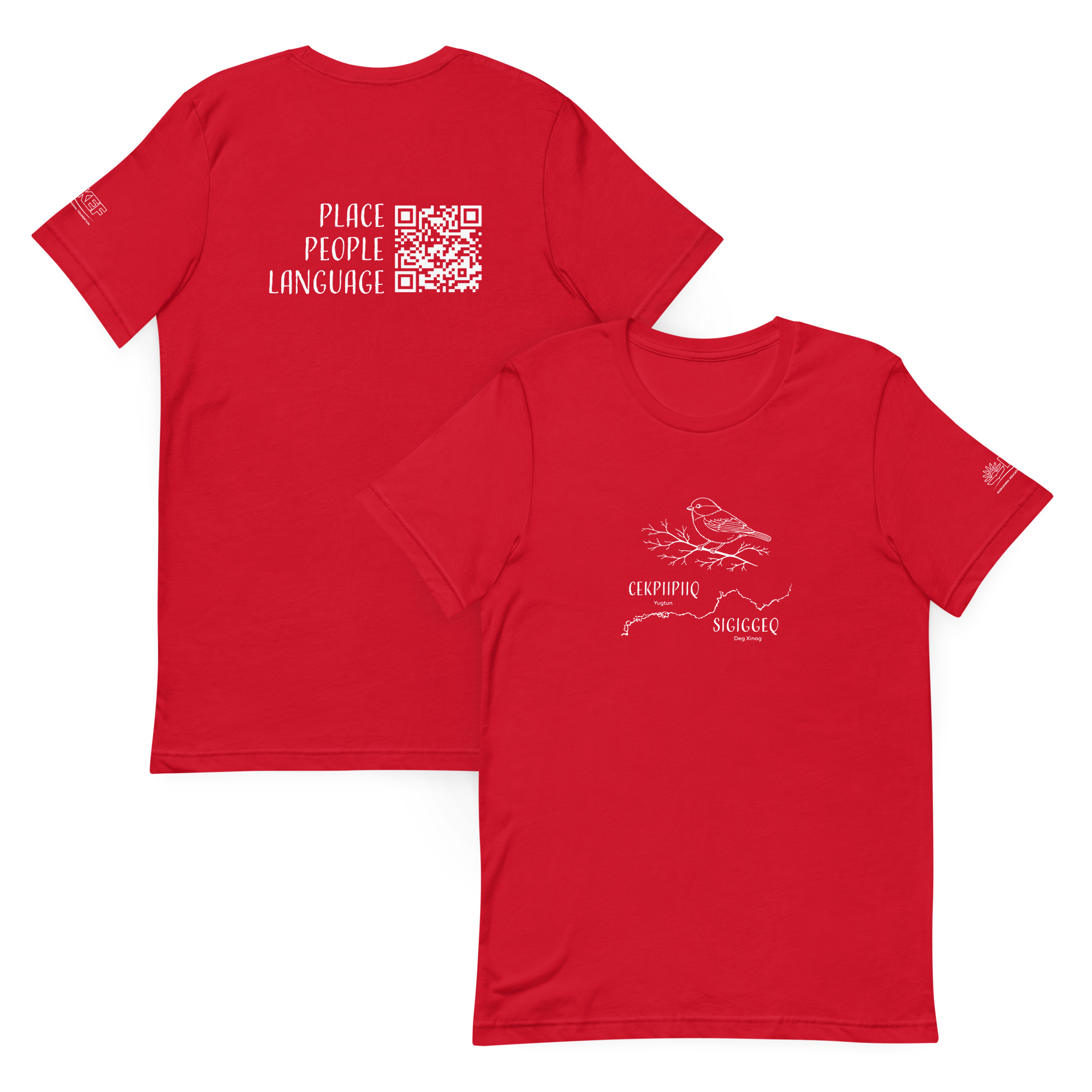 Middle Kuskokwim Languages Adult Tee – Chickadee/Cekpiipiiq/Sigiggeq - Image 4